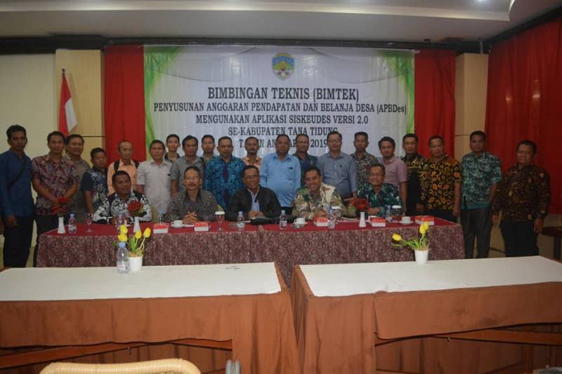 Kegiatan Bimtek Penyusunan APBDes berbasis Aplikasi (Siskeudes) Tahun 2019